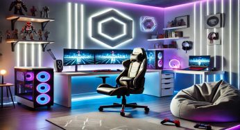 Ide Dekorasi Ruangan Gaming Penuh Warna dan Futuristik