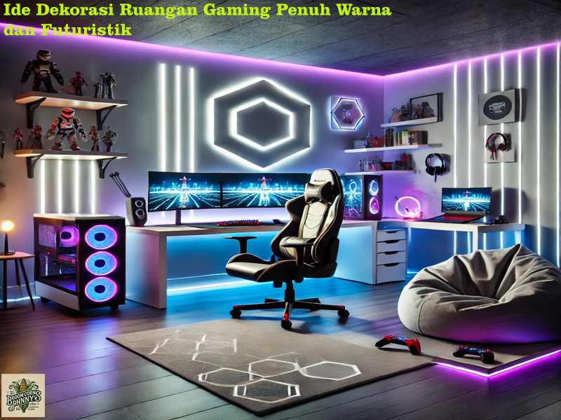 Ide Dekorasi Ruangan Gaming Penuh Warna dan Futuristik