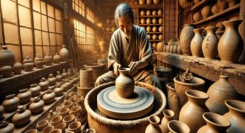 Kerajinan Keramik Vas Kendi Jepang: Tutorial Membuat Teko & Pot Set Sake