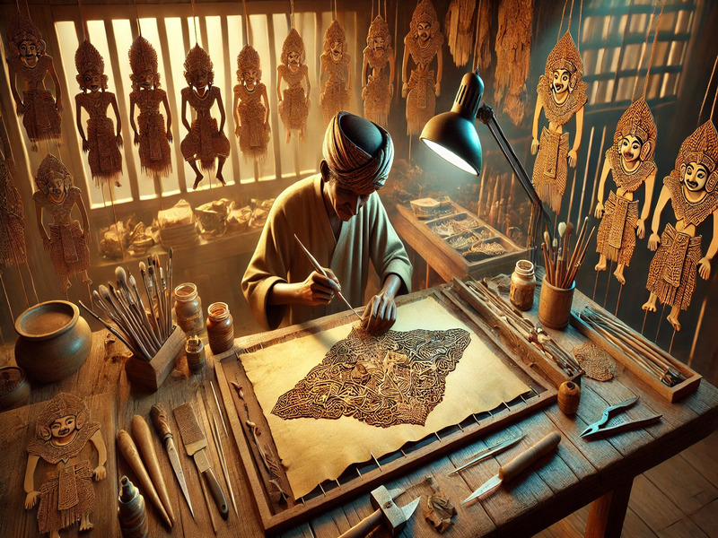 Metode Dasar Membuat Karajinan Tangan Wayang Kulit Untuk Pemula, Tips dan Trik