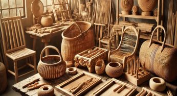 Ide Bisnis Kerajinan Tangan dari Kayu Rotan, Pelajari Teknik Cara Pembuatannya