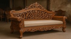 Kerajinan Sofa Kayu Pahat: Karya Seni Ukiran yang Memiliki Nilai Jual Tinggi