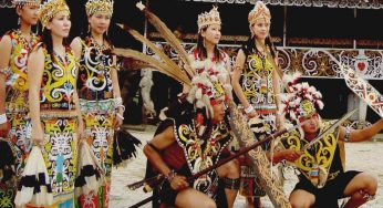 Beragam Kerajinan Khas Suku Dayak dari Kalimantan, Hiasan Kepala Mahkota Adat Dayak