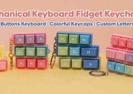 Kerajinan Gantungan Kunci Keyboard Mekanikal Dengan Nama Cocok Untuk Hadiah