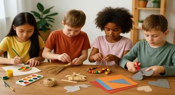 Manfaat Kegiatan DIY Untuk Anak Belajar Kreativitas Membuat Kerajinan Tangan