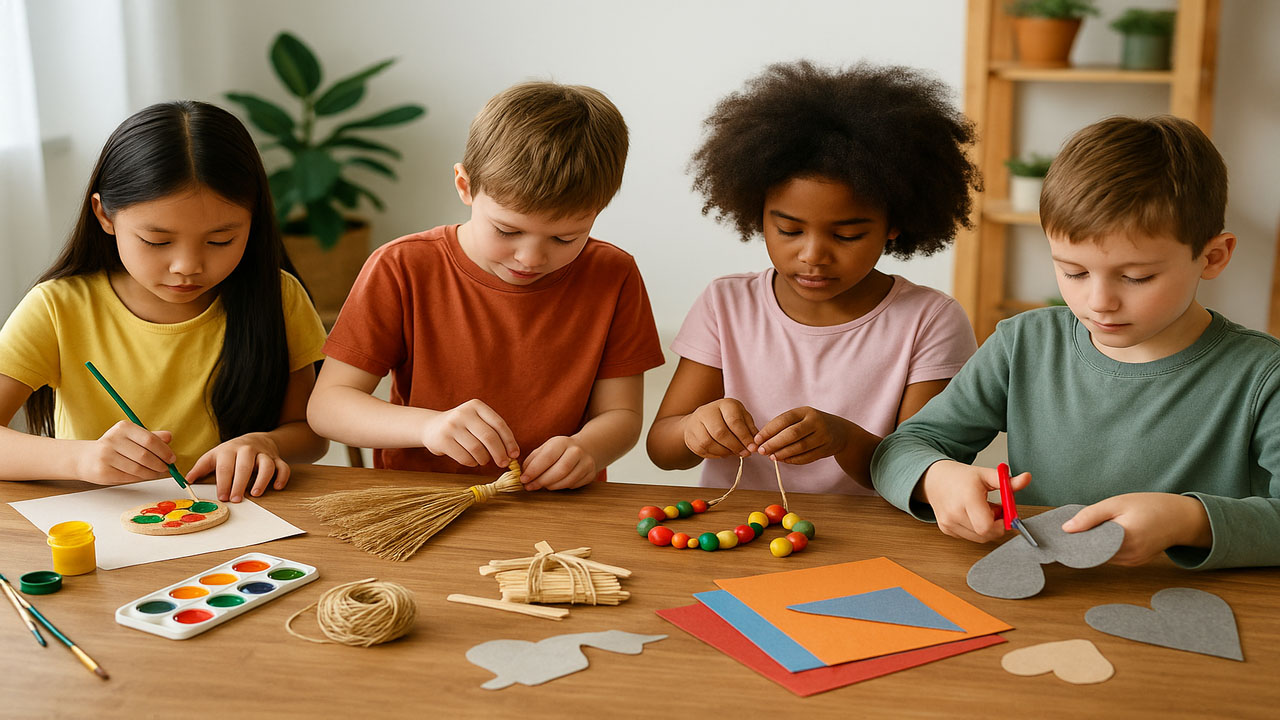 Manfaat Kegiatan DIY Untuk Anak Belajar Kreativitas Membuat Kerajinan Tangan