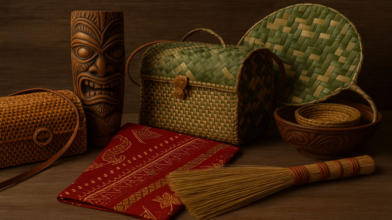 Produk Khas Buatan Tangan yang Memiliki Nilai Seni Tinggi Dengan Desain Budaya Indonesia
