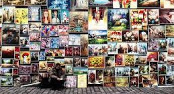 Seni Kolase dari Majalah Bekas untuk Dekorasi Interior