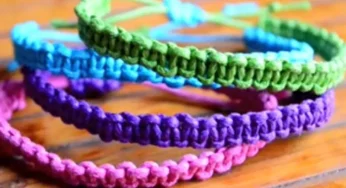 DIY Gelang Persahabatan dengan Teknik Simpul