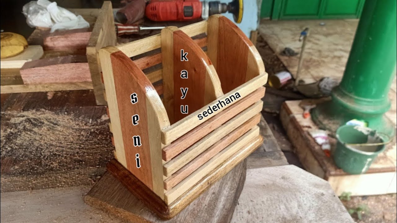 Kerajinan kayu sederhana