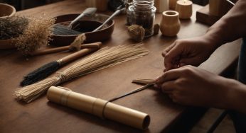 Cara Membuat Sapu Kecil Estetik untuk Aksesori Ruangan