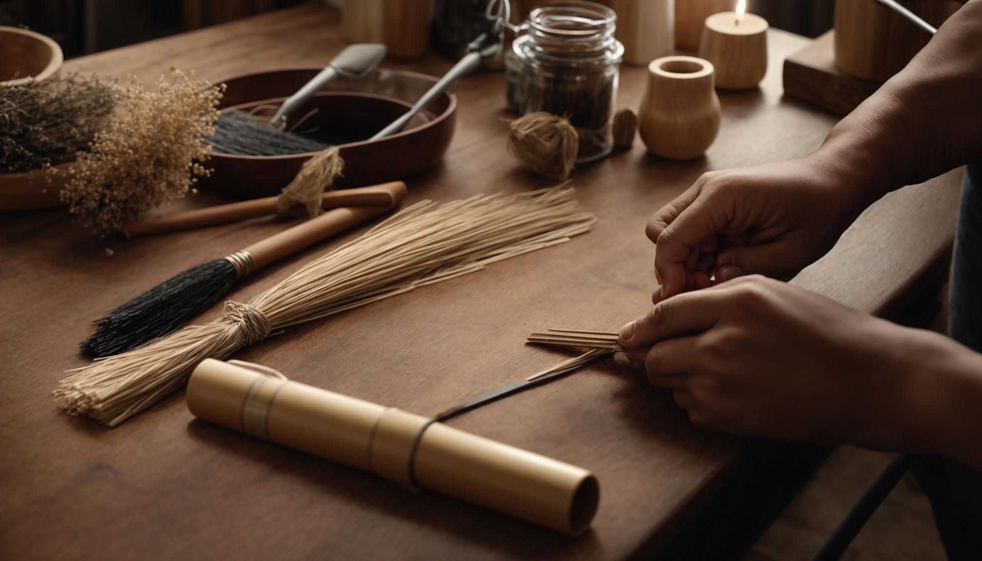 Cara Membuat Sapu Kecil Estetik untuk Aksesori Ruangan