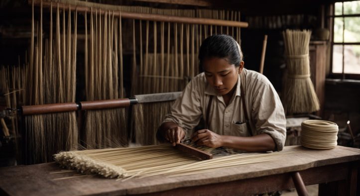 Perbandingan Alat Anyaman Tradisional dan Modern untuk Sapu
