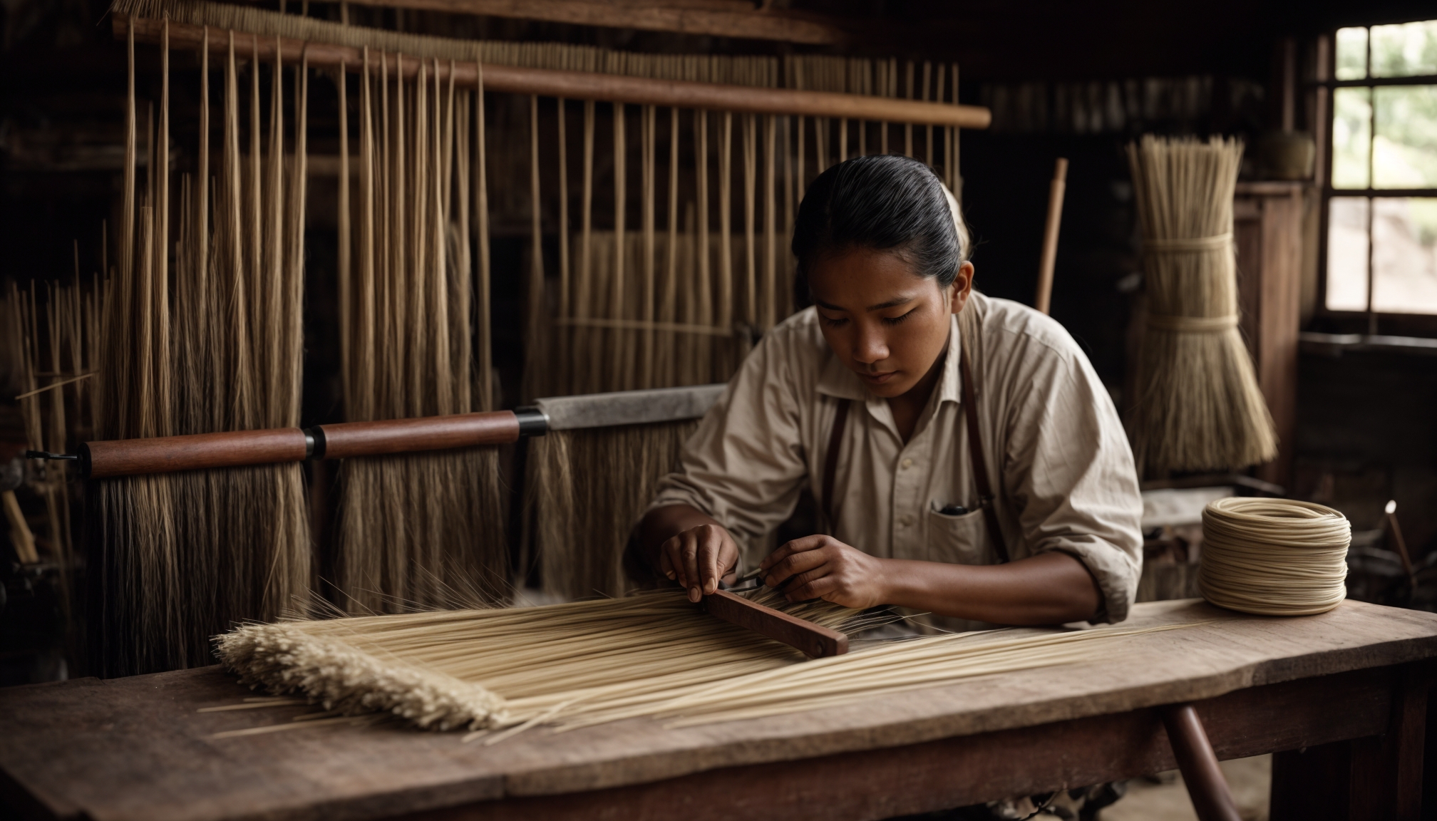 Perbandingan Alat Anyaman Tradisional dan Modern untuk Sapu