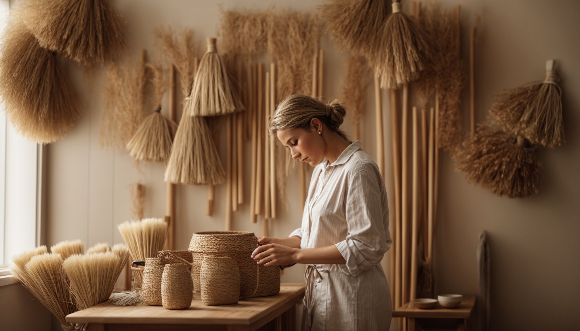 Cara Kreatif Memadukan Sapu Handmade dengan Dekorasi Interior Modern