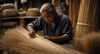 Proses Pembuatan Sapu Broom Corn Handmade Secara Tradisional