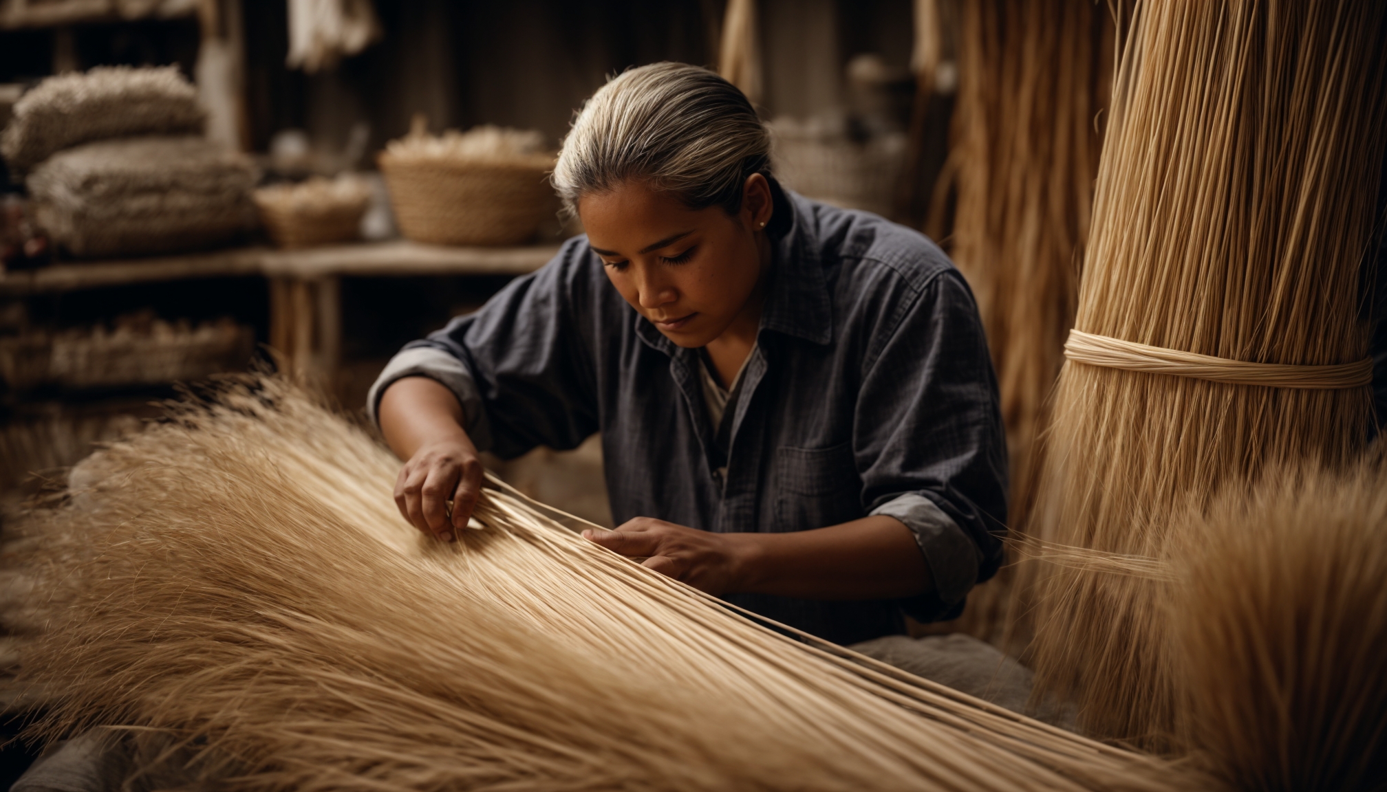 Proses Pembuatan Sapu Broom Corn Handmade Secara Tradisional