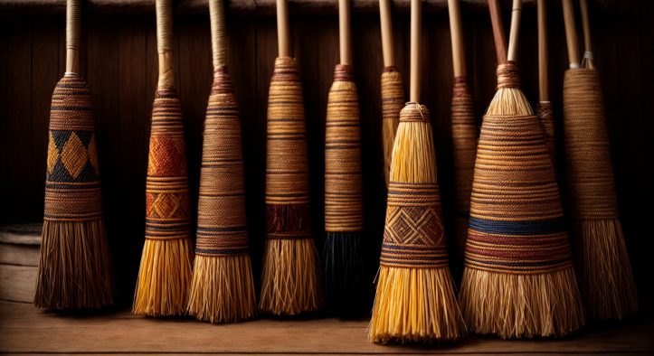 Kerajinan Sapu Tradisional Broom Corn Johnnys, Souvenir Lokal Penuh Nilai Budaya